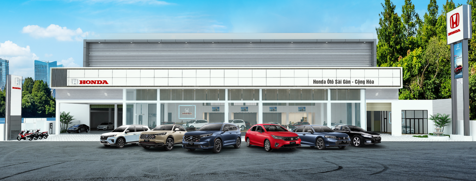Giới thiệu về Honda Ôtô Sài Gòn - Cộng Hòa
