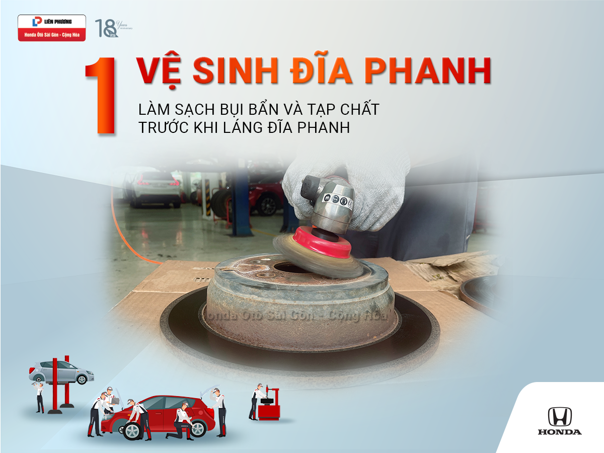 lang dia phanh o to