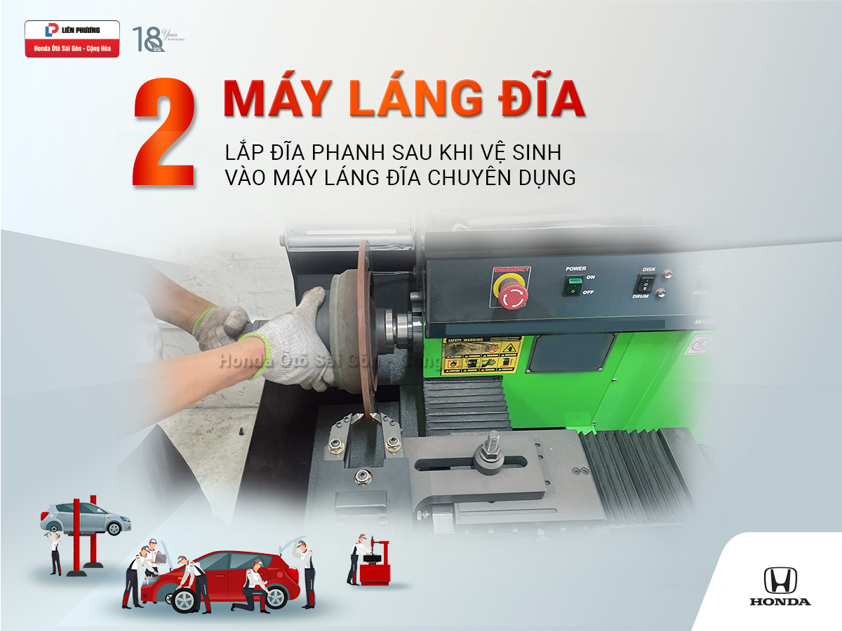 lang dia phanh oto